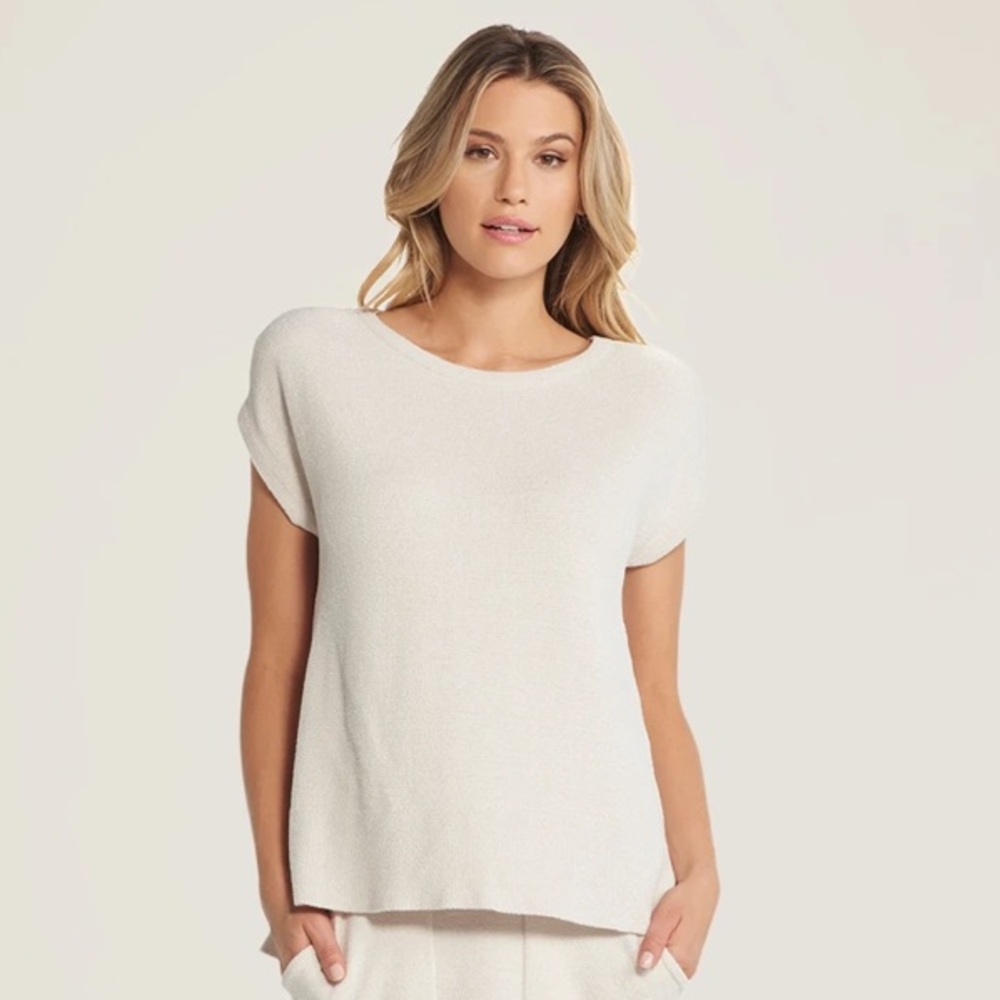 Barefoot Dreams Cozychic ultraLite cap Sleeve Tee